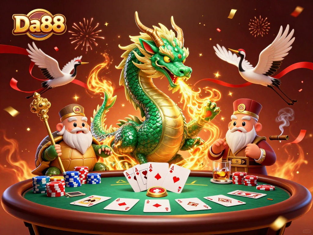 Experience the excitement at Da88 by playing cards with luck and skill in a vibrant casino atmosphere.