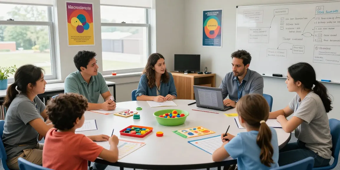 Training session focusing on Executive functioning autism with educators and therapy tools in a compassionate learning environment.