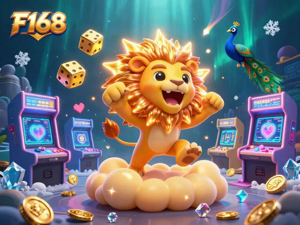 Experience the thrills with F168 exclusive gaming adventures featuring vibrant casino elements.