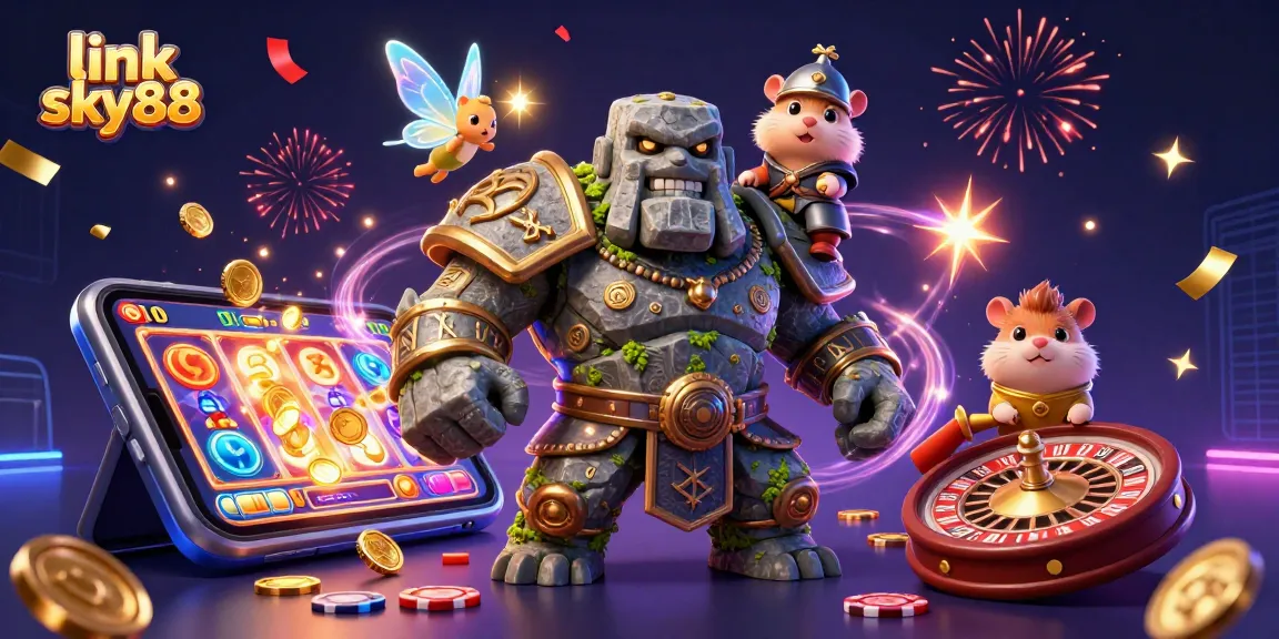 Experience the thrilling excitement of casino games with link sky88 as fantasy characters take center stage.