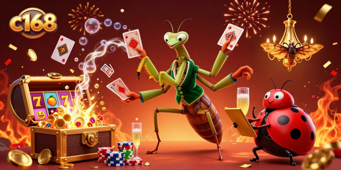 Experience thrilling gameplay at c168 with vibrant casino scenes featuring exciting rewards and games.