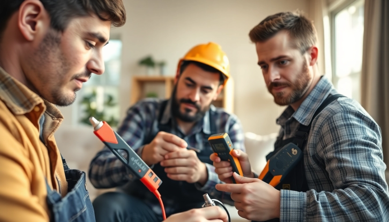 Electricians in Vancouver expertly wiring a home, demonstrating their skills and attention to detail.