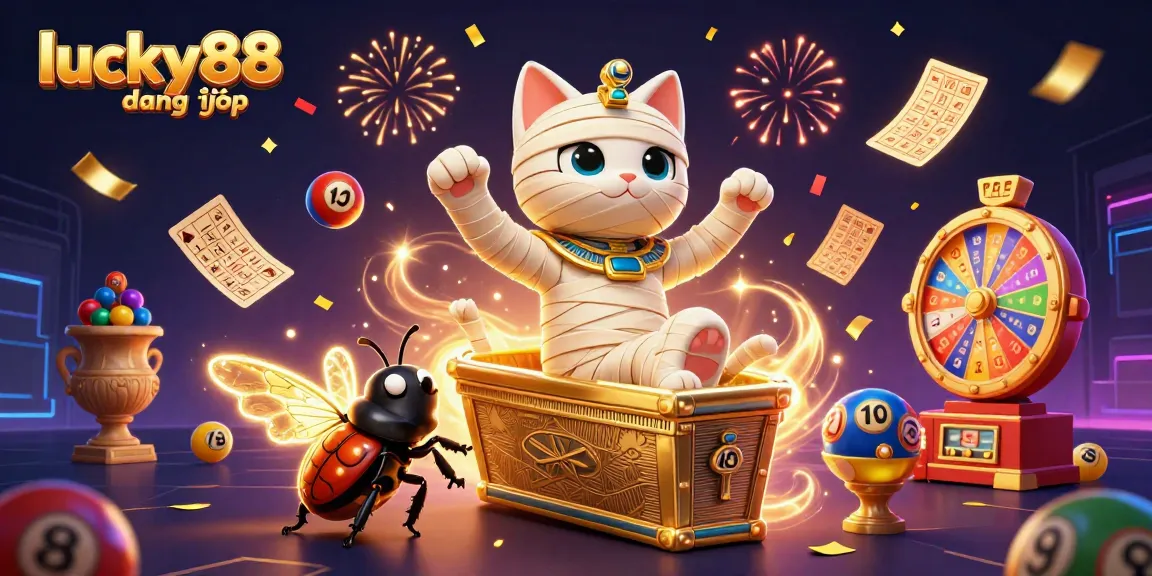 Experience lucky88 đăng nhập with vibrant characters and thrilling casino-themed elements in this rich scene.