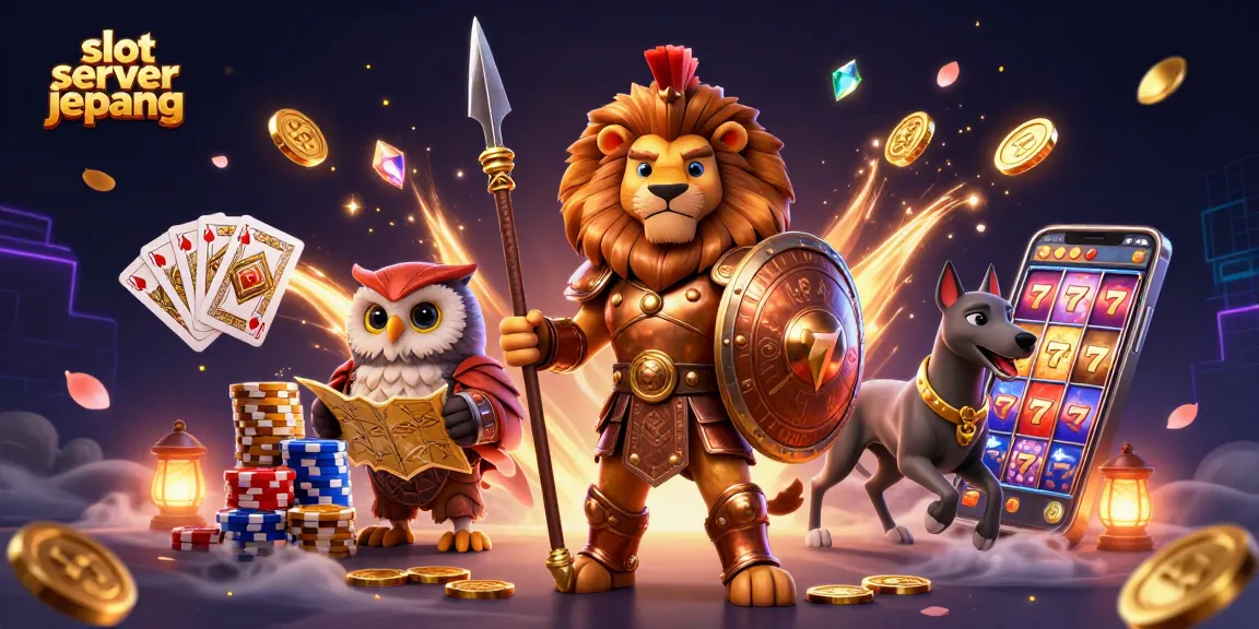 Experience thrilling gameplay with slot server jepang in an exciting 3D casino scene.