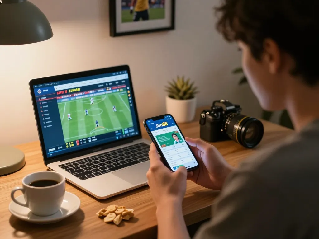 Placing bets on Jun88 sports app for exciting online betting experience