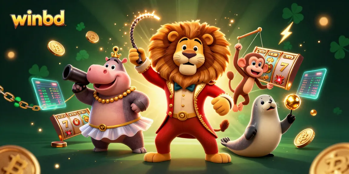 Experience big wins with the thrilling winbd online casino adventure featuring vibrant characters and game elements.