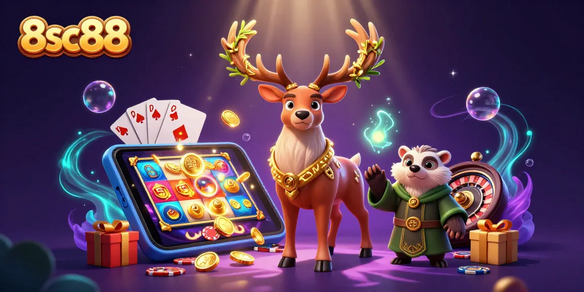 Engage in thrilling slot games at 8sc88 with vibrant visuals, dynamic characters, and captivating rewards.