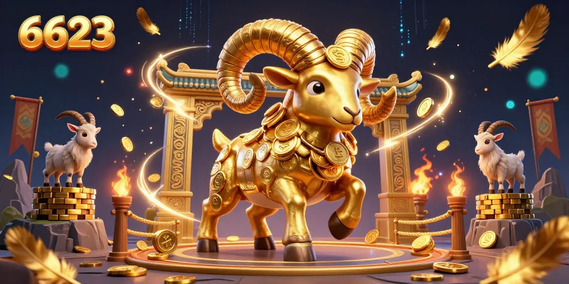 Engage with thrilling 6623 casino adventures, where a golden ram charges through the gaming arena.