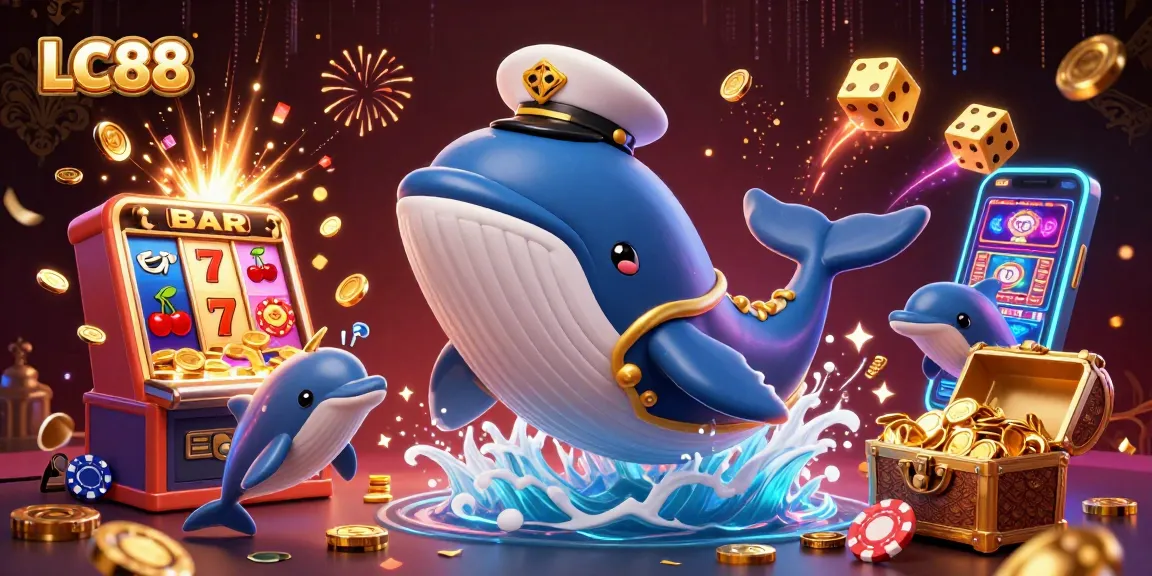 Win big at LC88 with animated characters and a colorful casino environment.
