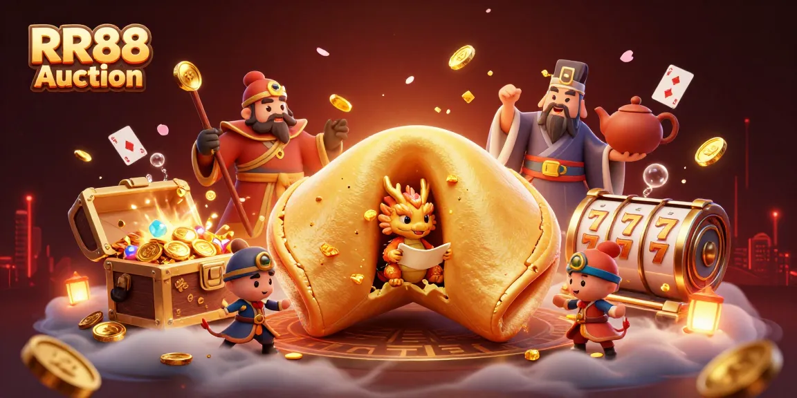 Engage in thrilling gameplay at RR88 Auction with dynamic casino elements and characters.