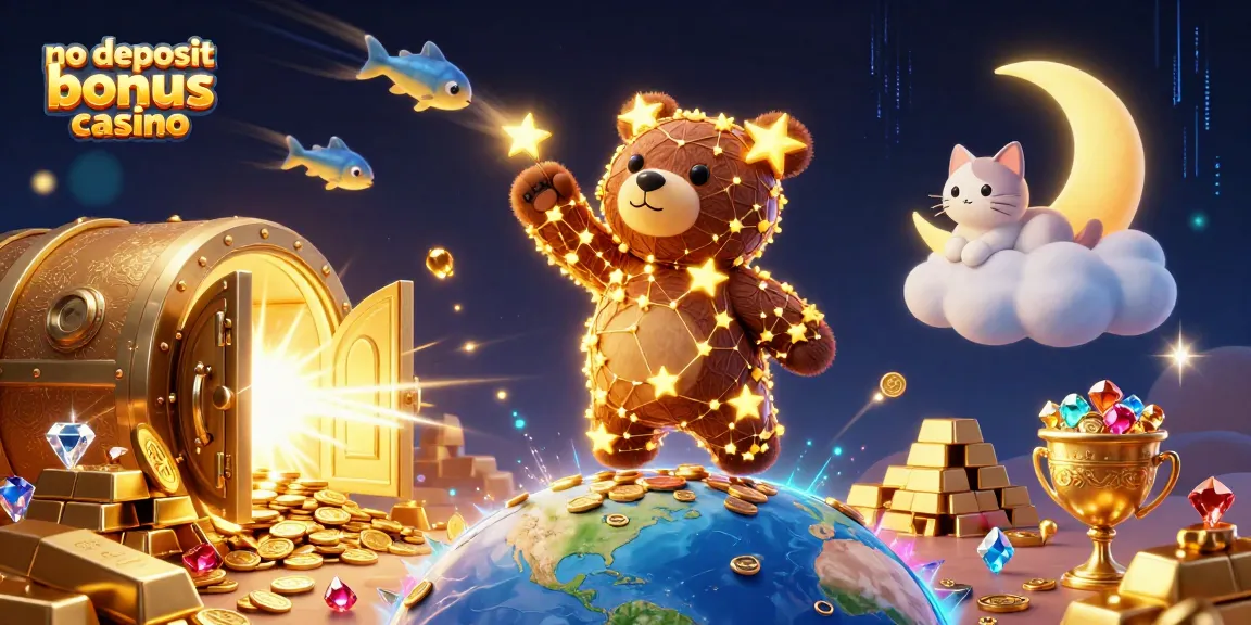 Experience thrilling gameplay at a no deposit bonus casino with golden treasures and vibrant imagery.
